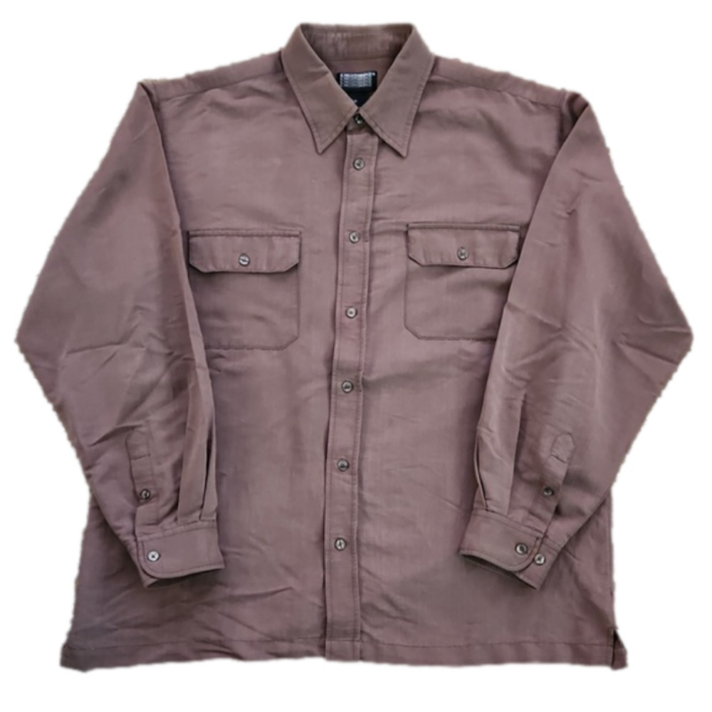 3/$20 Knightsbridge Brown Casual Button-Up Shirt